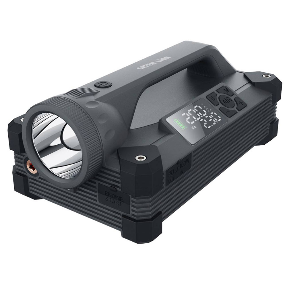 جامپ استارت 4000 و پمپ باد Green Line مدل JX66